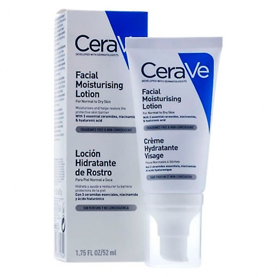 CERAVE LOCION HIDRATANTE DE ROSTRO PIEL NORMAL 1 ENVASE 52 ML-187642