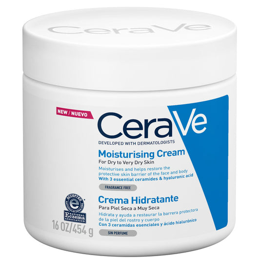 CERAVE CREMA HIDRATANTE PIEL SECA 1 ENVASE 454 G